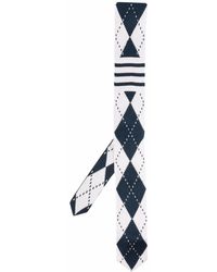 Thom Browne - 4-bar And Argyle Jacquard Tie - Lyst