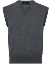 DSquared² - Jersey D2 Con Cuello En V - Lyst
