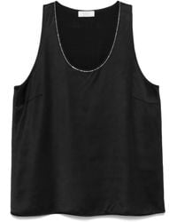 Peserico - チェーンディテール トップ - Lyst