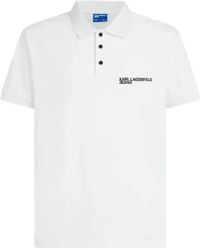 KARL LAGERFELD - Katoenen Poloshirt - Lyst