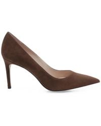 Stuart Weitzman - Stuart Power 85 Pointed-Toe Pumps - Lyst