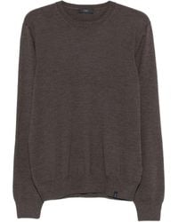 Fay - Crew-Neck Wool Sweater - Lyst