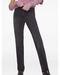 G-Star - High-Waisted Straight Jeans - Lyst
