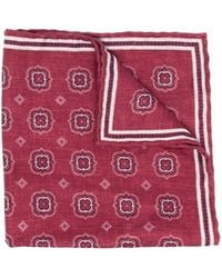 Brunello Cucinelli - Geometric-Print Pocket-Square - Lyst