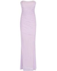 retroféte - Ruched-Strapless Dress - Lyst