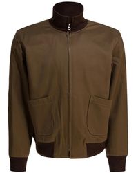 Buzz Rickson's - Chaqueta Bómber Con Bolsillos De Parche - Lyst