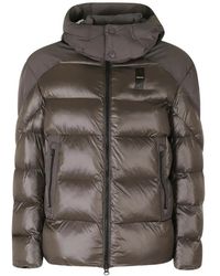 Blauer - Quilted Hooded Jacket - Lyst