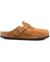 Birkenstock - Boston Shearling-Lined Sandals - Lyst