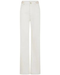 Rabanne - Paillette-Embellished Flared Jeans - Lyst
