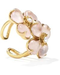 Goossens - Toi & Moi Clover-Plated Ring - Lyst