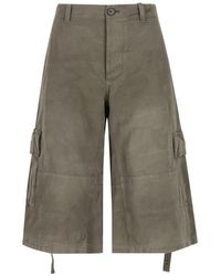 Fendi - Groene Katoenen Shorts - Lyst