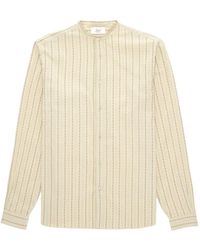 Fortela - Prequel Stand-Up Collar Striped Shirt - Lyst