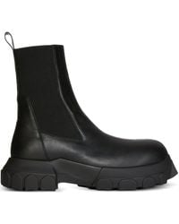 Rick Owens - Stiefel Mit Elastischen Einsätzen - Lyst