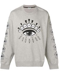 Dritte installieren Heimatland kenzo womens eye logo sweatshirt light grey  free uk delivery over 50 ermüden Nachlass Tektonisch