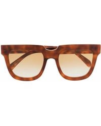 Retrosuperfuture - Gafas de sol con montura con efecto carey - Lyst