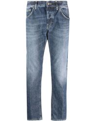 Dondup - Stonewashed Slim-fit Jeans - Lyst