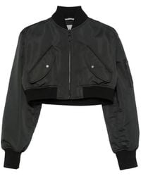 Balenciaga - Chaqueta Bómber Corta Con Cremallera - Lyst