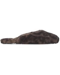 Apparis - Demi Leopard-Print Faux-Fur Slippers - Lyst
