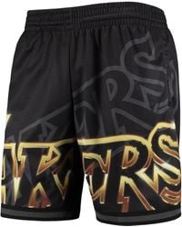 Mitchell & Ness - Los Angeles Lakers Big Face 4.0 Shorts - Lyst
