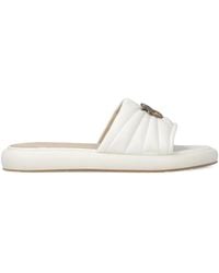 Pinko - Quilted Open Toe Sandals - Lyst