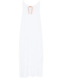 N°21 - Vestido Estilo Jersey Con Cuello En V - Lyst