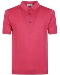 John Smedley - Adrian Short-Sleeve Polo Shirt - Lyst