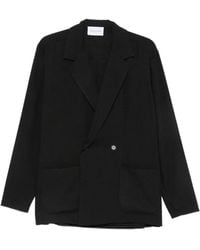 MARSĒM - Double-Breasted Notched-Lapel Blazer - Lyst