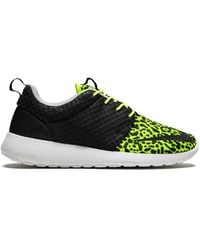 Nike - Roshe Run Fb "Leopard" Sneakers - Lyst