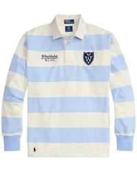 Polo Ralph Lauren - X Wimbledon 2026 Striped Embroidered Polo Shirt - Lyst
