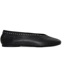 Anine Bing - Ana Flats Smooth Leather - Lyst