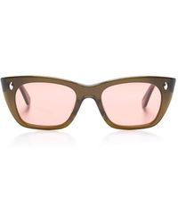 Garrett Leight - Occhiali Da Sole Squadrati Webster - Lyst