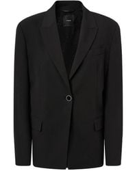 Pinko - Jacket With Polka-Dot Insert - Lyst