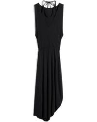 Lemaire - Draped Double Layer Midi Dress - Lyst