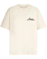 AMISH - Graphic-Print Crew-Neck T-Shirt - Lyst