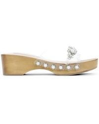 Simone Rocha - Verzierte Clogs Mit Wellensaum - Lyst