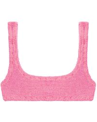 Reina Olga - Ginny Crinkled Bikini Top - Lyst
