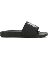 Palm Angels - Sandali Slides Con Monogramma - Lyst