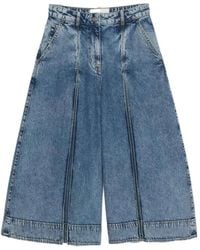3.1 Phillip Lim - Pleated Cotton Midi Skirt - Lyst