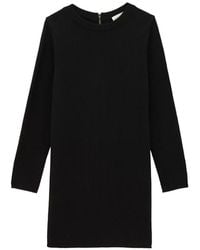 Ba&sh - Atess Zip-Back Knitted Shift Mini Dress - Lyst