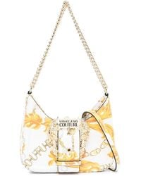 Versace Jeans Couture - Chain Couture Faux-Leather Shoulder Bag - Lyst