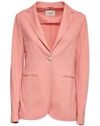 Circolo 1901 - Button Single-Breasted Blazer - Lyst