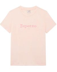 Repetto - Logo-Print Cotton T-Shirt - Lyst