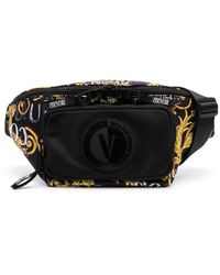 Versace - Logo Lock Barocco-print Belt Bag - Lyst