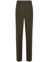 Max Mara - Pressed-Crease Tailored Trousers - Lyst