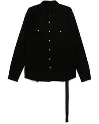 Rick Owens - Organic Cotton Overshirt - Lyst