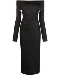 KHAITE - Off-shoulder Jurk - Lyst