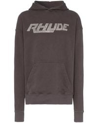Rhude - Swarovski Logo Hoodie - Lyst