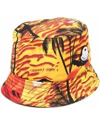 Palm Angels - X Moncler Tropical-Print Bucket Hat - Lyst