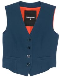 Patrizia Pepe - V-Neck Buttoned Waistcoat - Lyst