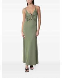 Christopher Esber - Droplet Crystal-Clasp Maxi Dress - Lyst